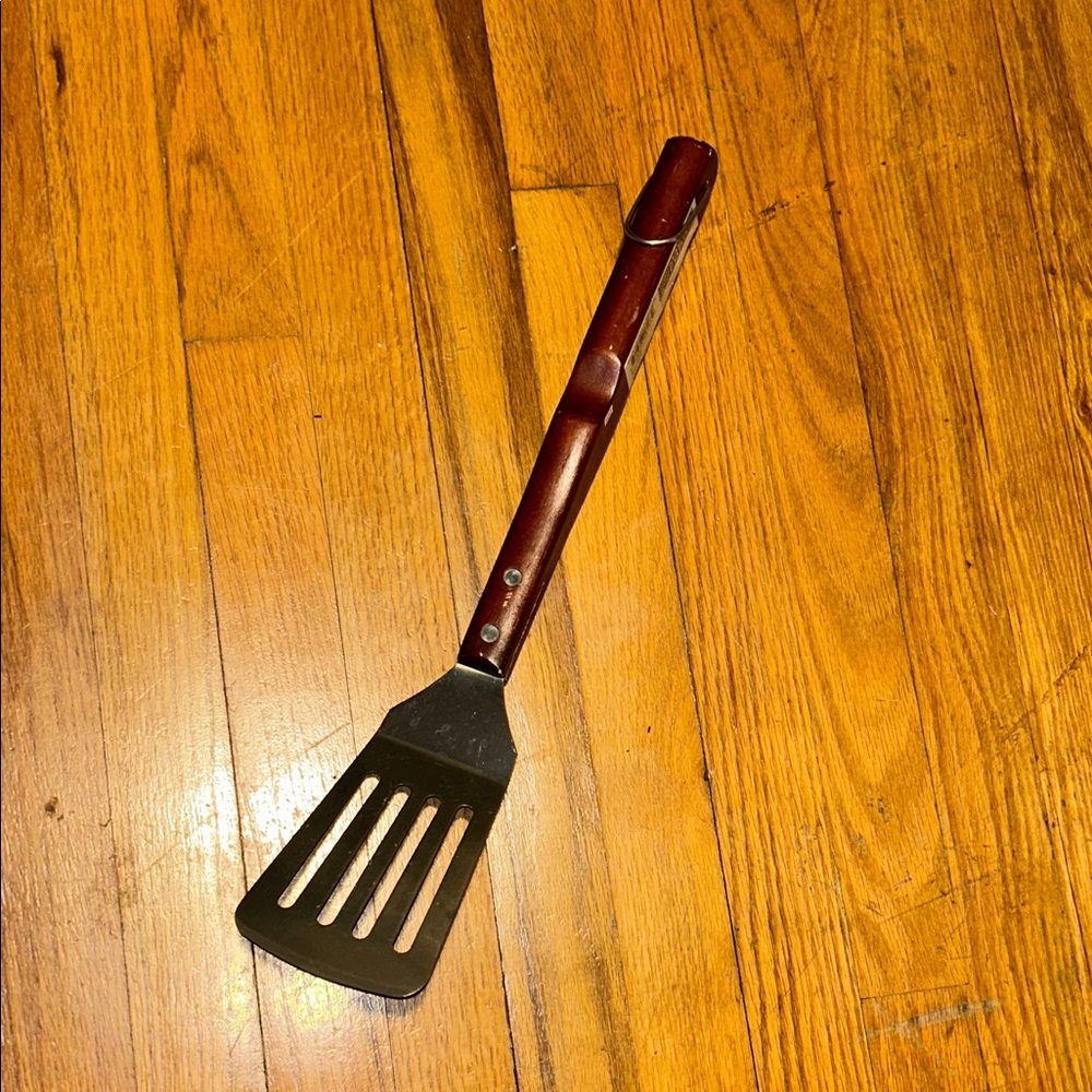 Wooden Handle Stainless Steel Spatula